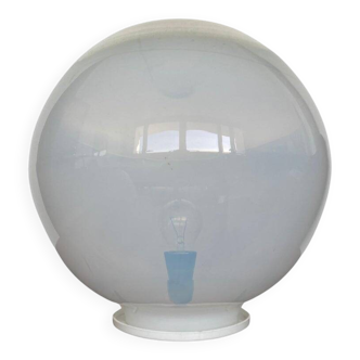 Big mid-century art glass table lamp, Czechoslovakia, 1970s