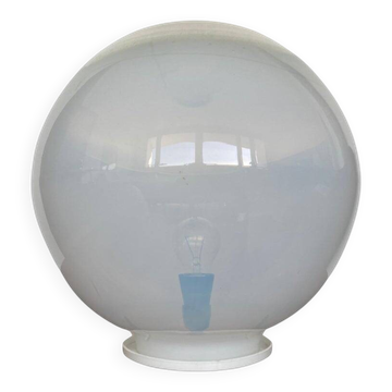 Grande lampe de table en verre artistique du milieu du siècle, Tchécoslovaquie, années 1970.