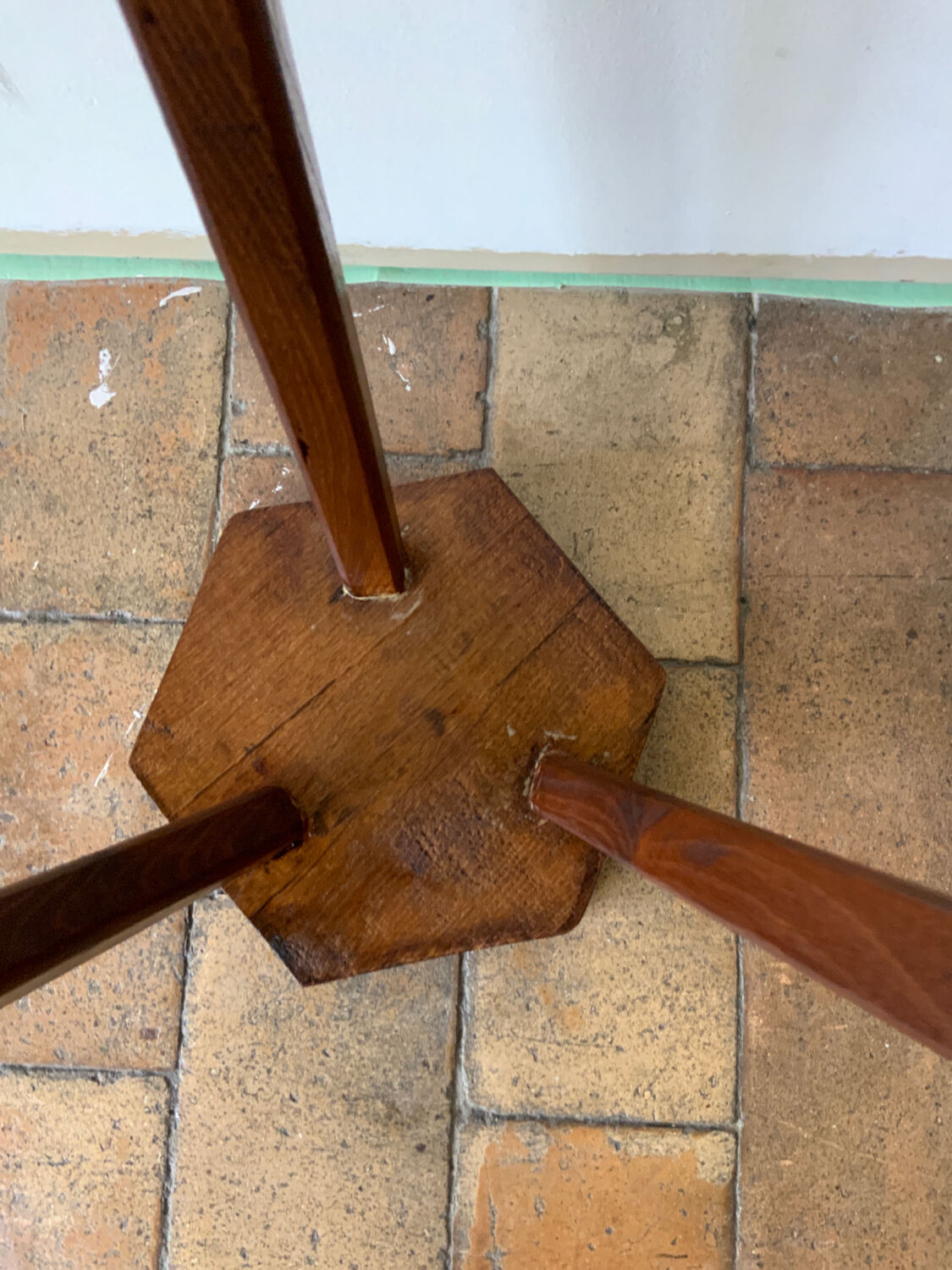 Vintage tripod stool