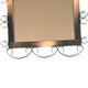 Miroir rectangulaire des années 1970 en métal, Allemagne