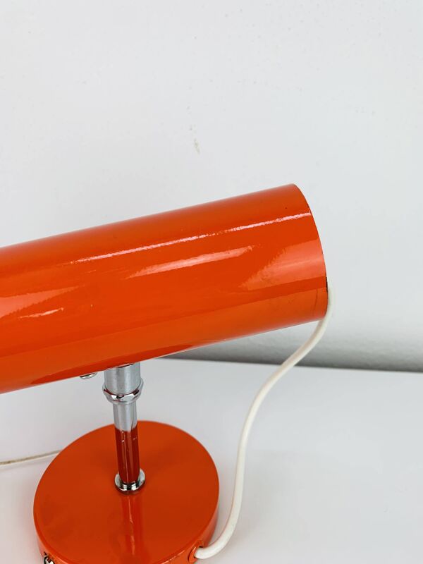 Applique spot orange années 70 vintage, space age