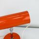 Vintage 70s orange spotlight wall light, space age