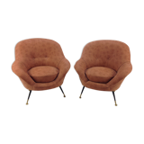 Mid-century set of italian armchairs, 1950