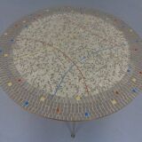 Large ceramic mosaic coffee table by Berthold Müller, Germany, 1950s.