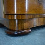 1940s pair of Art Deco bedside tables, Czechoslovakia