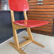 Vintage red Casala children's chair