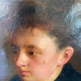 Portrait de femme fin XIXE siècle