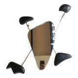 Coat rack mirror circa 1950, Asselbur edition