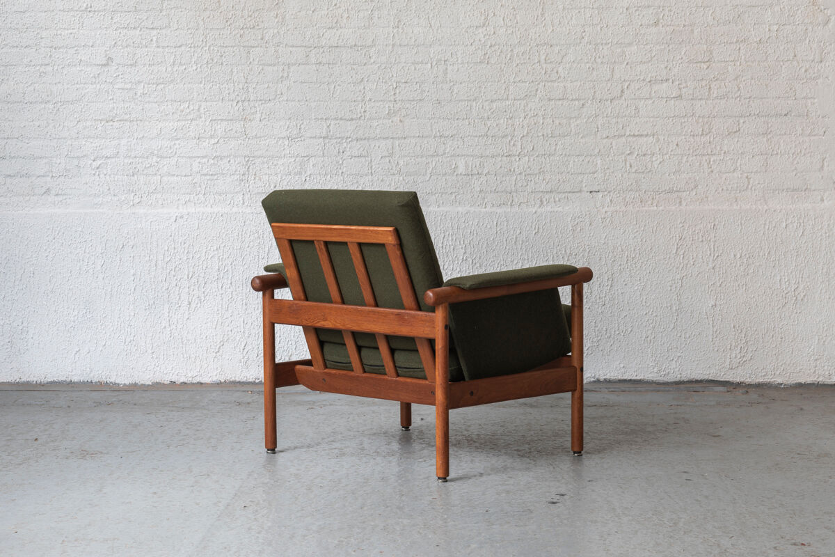 Wiki lounge chair by Illum Wikkelso, Denmark, 1960's