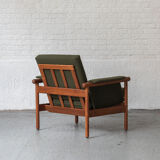 Wiki lounge chair by Illum Wikkelso, Denmark, 1960's