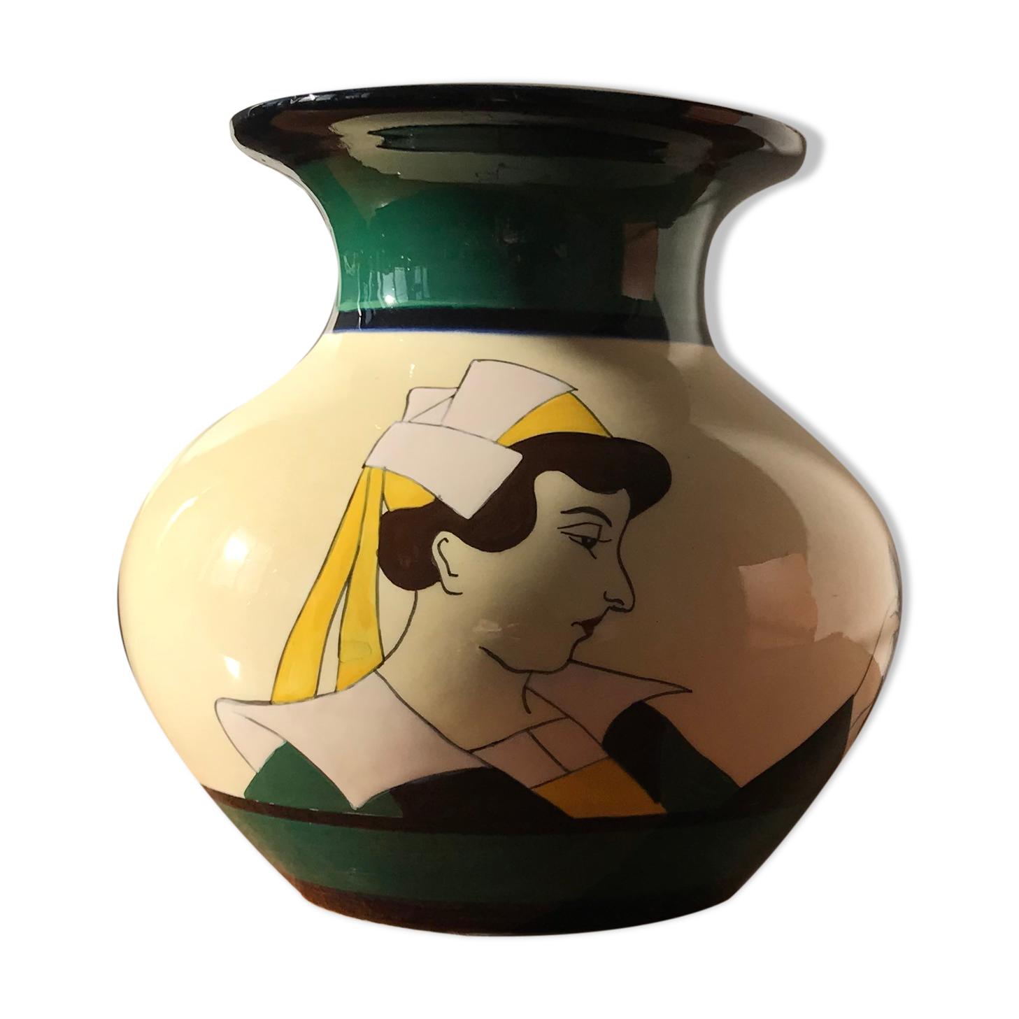HB Quimper Ball Vase