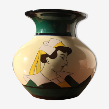 HB Quimper Ball Vase