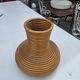 Rattan vase from the 60s