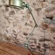 Lampe industrielle vintage Jieldé à 3 bras verte – Lampe de travail française réglable B22