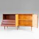 1960s Vintage Teak Sideboard with Drawers in Scandinavian Style