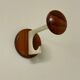 Danish mid-century coat hook in palisander 1950s