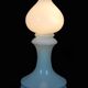 Lampe de table fou échecs en verre par Ivan Jakeš pour Osvětlovací Sklo Valašské Meziříčí, années 1970