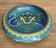 Ancient cloisonné enamel brush rinsing bowl from China.
