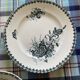 Mismatched ironstone flat plates