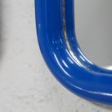 Pair of tubular steel mirrors, france, circa 1970