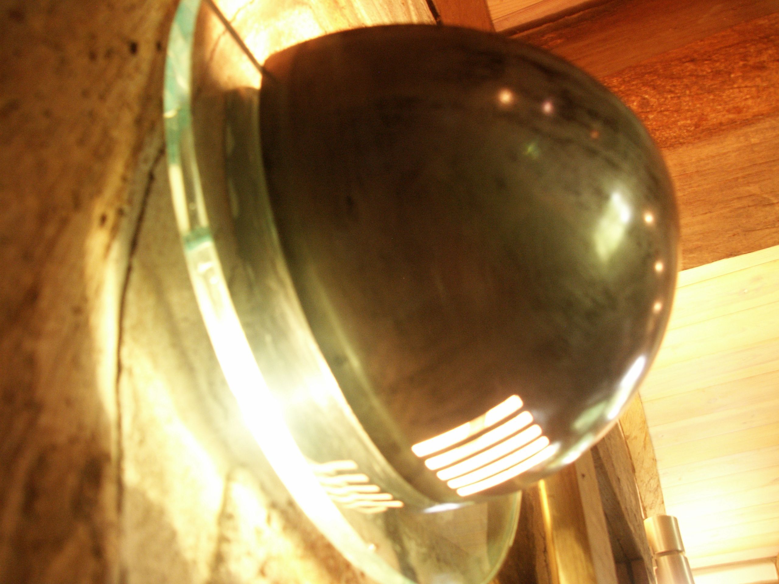 Pair of metal and plexiglass wall lights