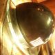 Pair of metal and plexiglass wall lights