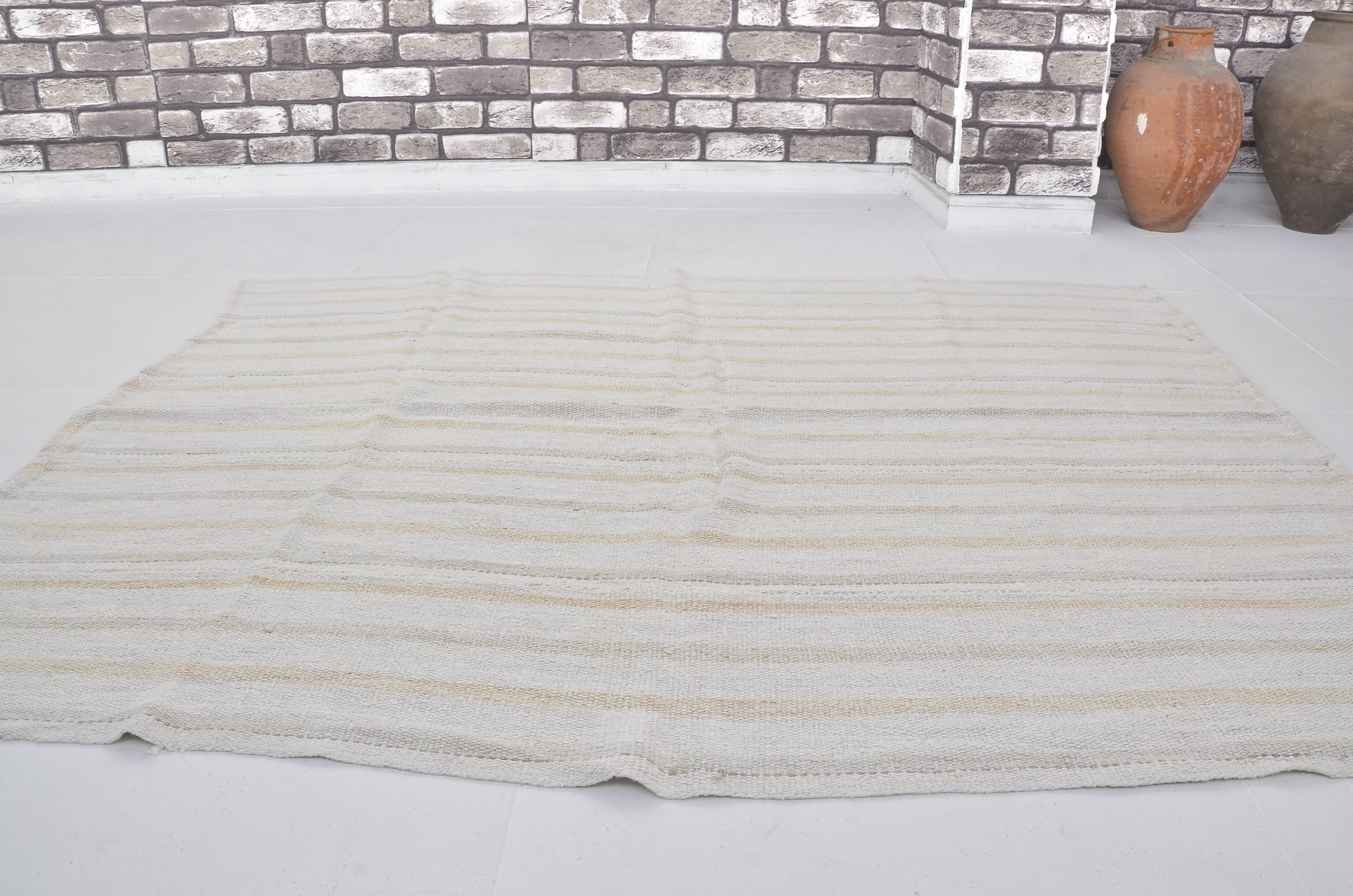 Vintage Anatolian Hemp Kilim Rug sku 3689