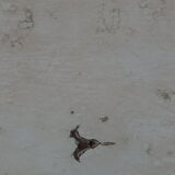 Patinated fir console