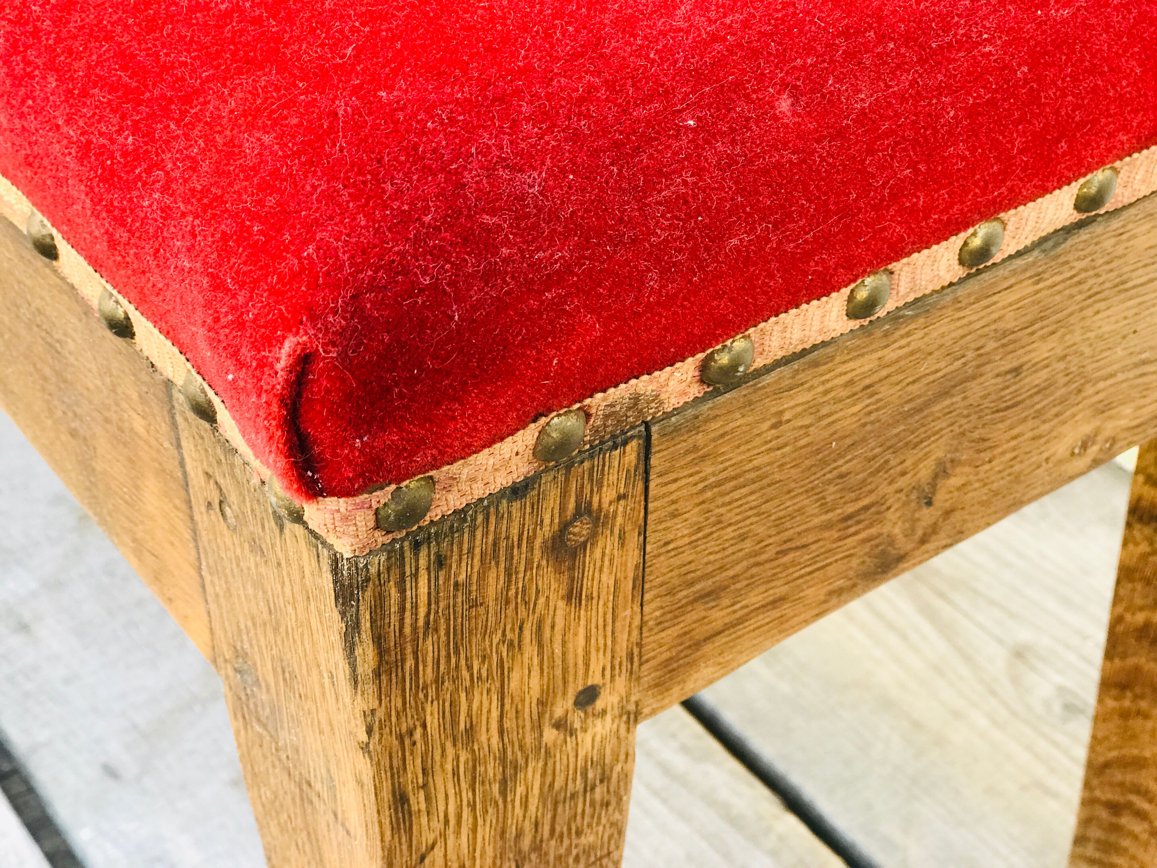 Vintage bistro bench