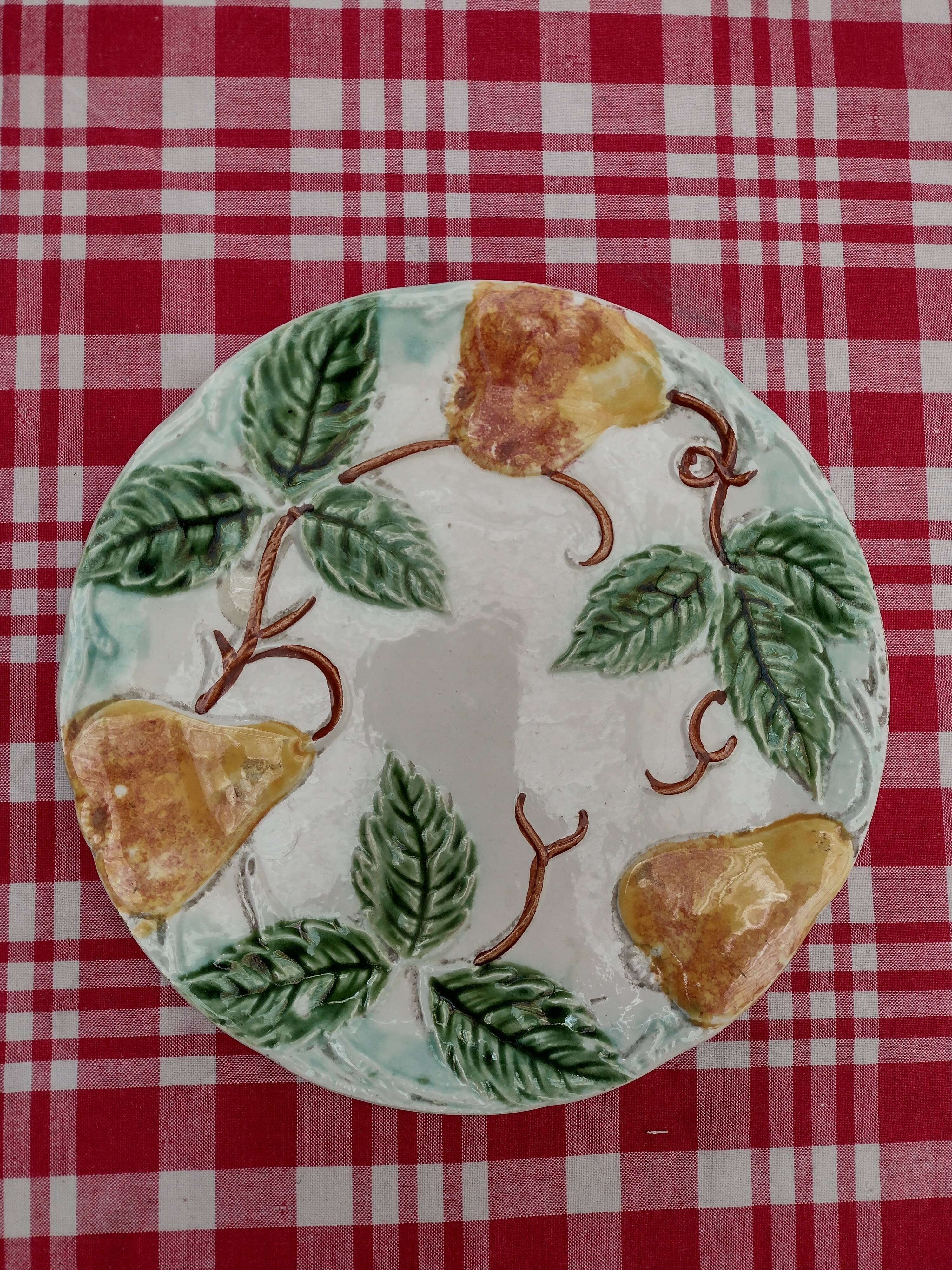set of 4 plates splashes autumn