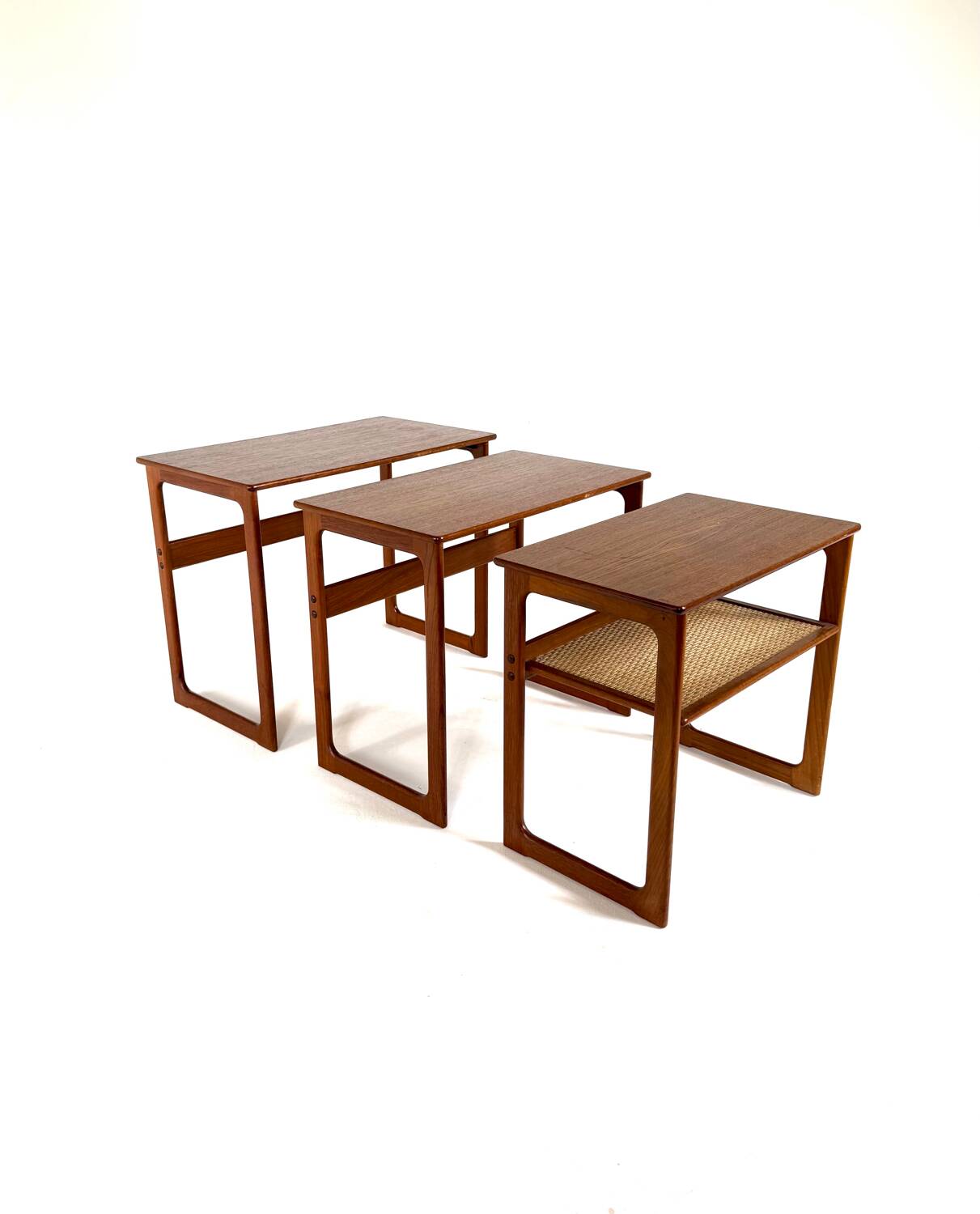 Vintage nesting tables, Johannes Andersen, Silkeborg ‘60