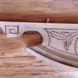 Shabby chic patina pediment