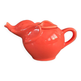 Théière éléphant grand modèle couleur corail