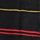 5x7 Grey & Black Striped Vintage Kilim Rug, 155x229Cm