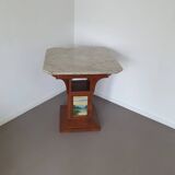 Indonesia table with marble top