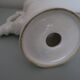 Rooster St Clément Pompadour candle holder White earthenware 27 cm