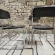 Set of four vintage 1970 sled chairs