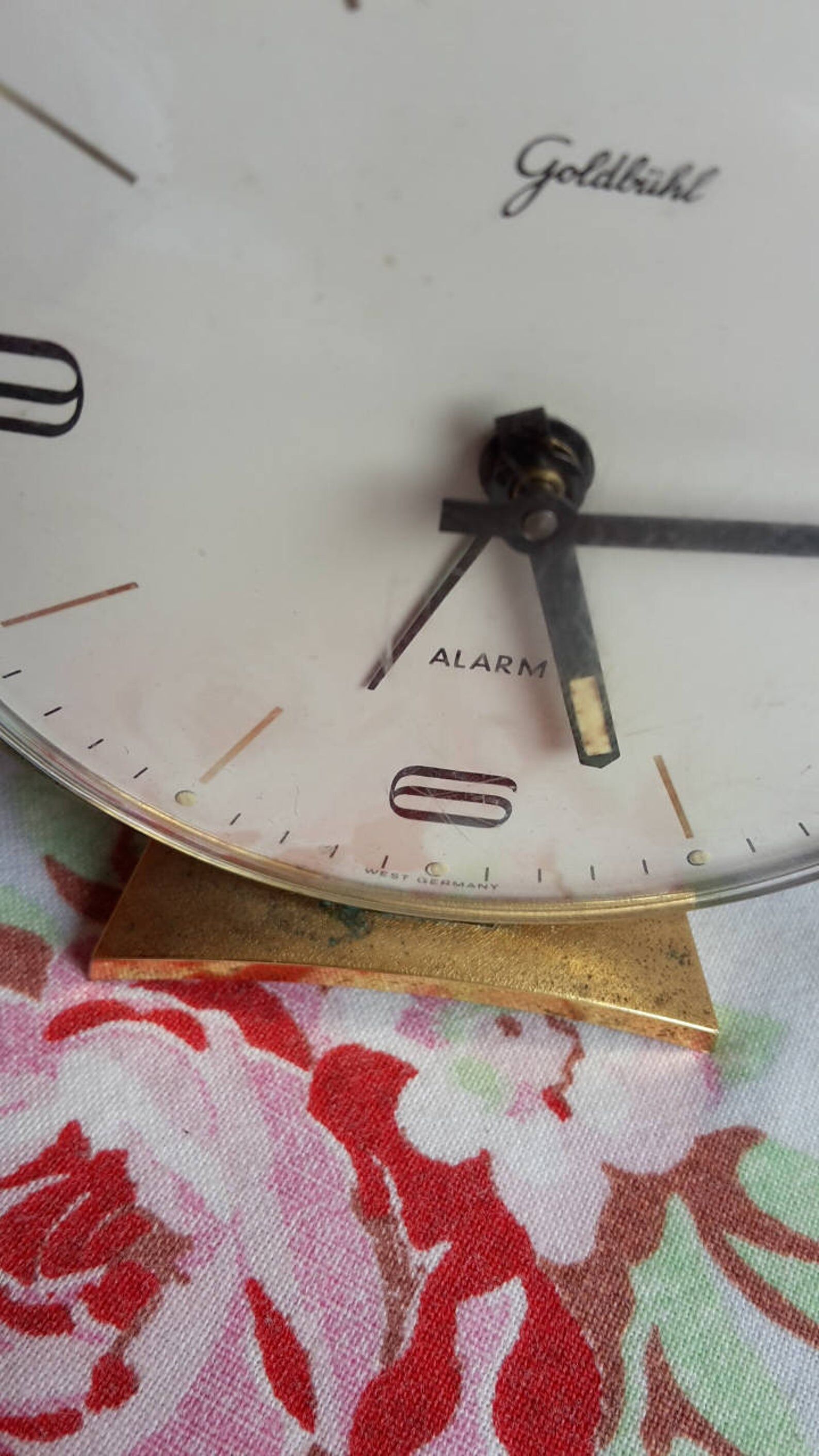 Former Goldbuhl clock Made in Vintage West Germany
