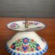 Poljak candle holder from the 1950s-60s in enamelled sheet metal.