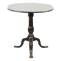 Practical round antique English tilt top table from the 18th century