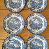 Set of 6 "Churchill" plates