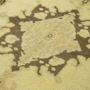1950s hand-knotted contemporary turkish beige rug 155 cm x 235 cm