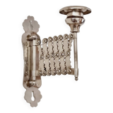 Metal accordion wall candle holder