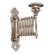 Metal accordion wall candle holder