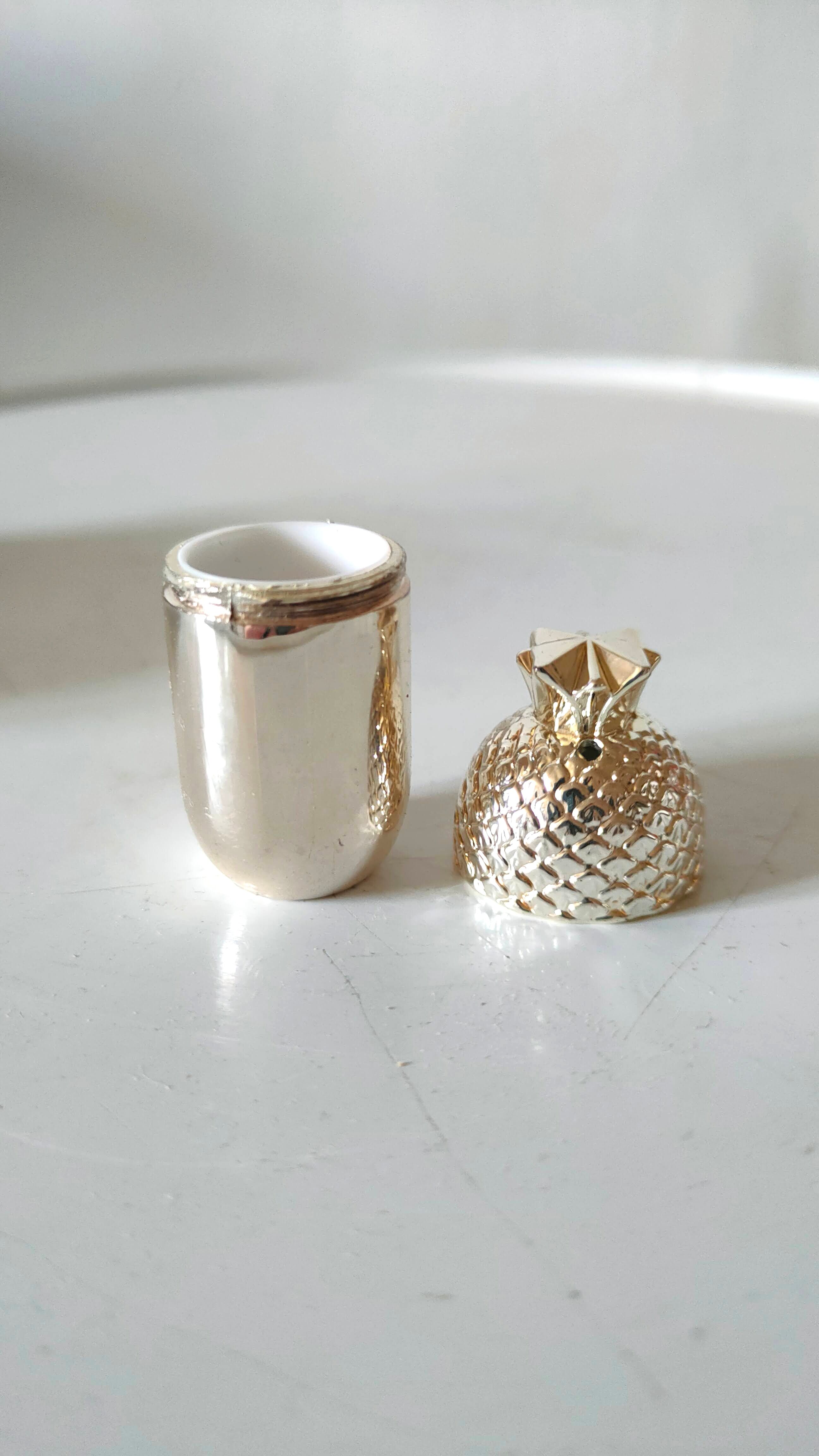 Vintage silver metal salt shaker WMF design 1970s