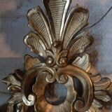 Pair of Italian gilded wood mirrors