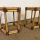 Pair of rattan bedside tables or end tables