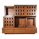Buffet made of solid walnut wood by Ferdinando Meccani, 1969