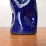 Organic ceramic vase from the mid-century by BKW Böttger Keramik Wandsbek, Hamburg, Germany, 1960s.