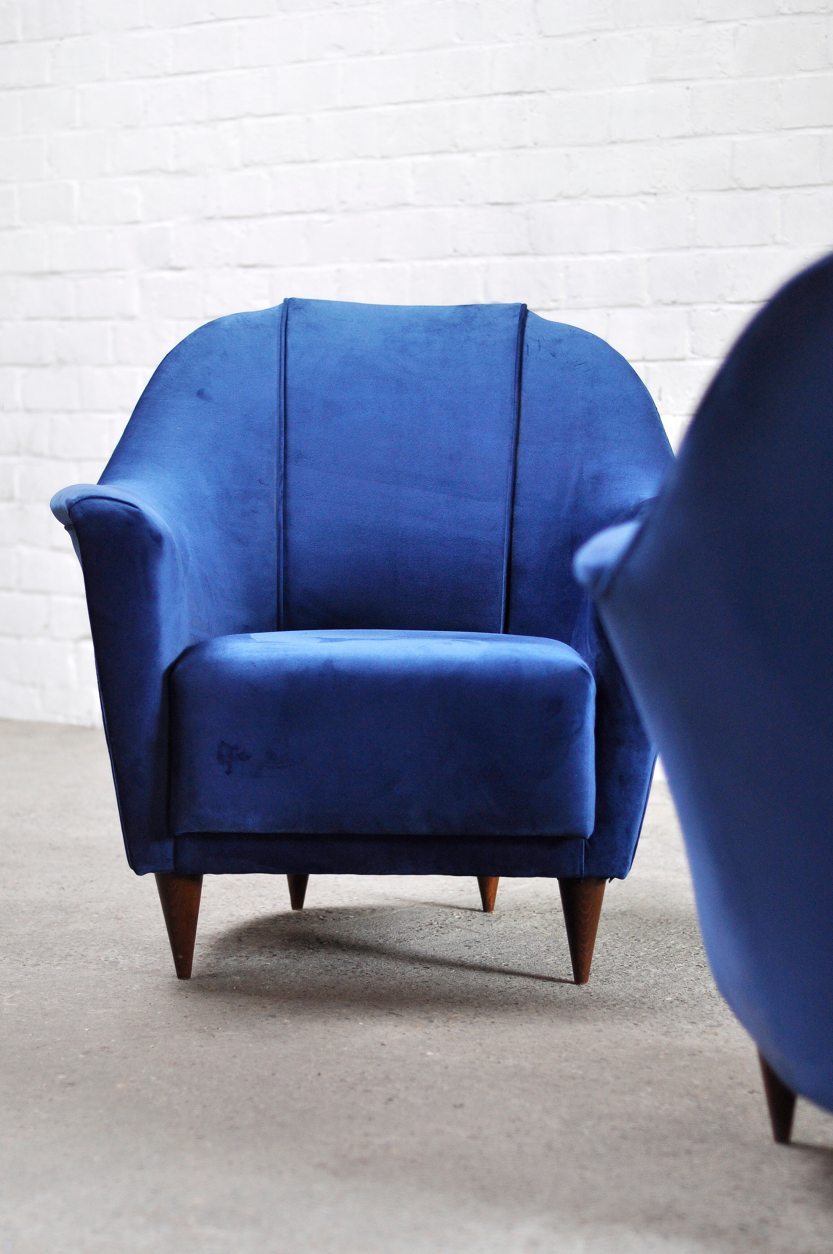 Fauteuils italiens du milieu du siècle par Ico Parisi pour Ariberto Colombo, années 1950, Set de 2